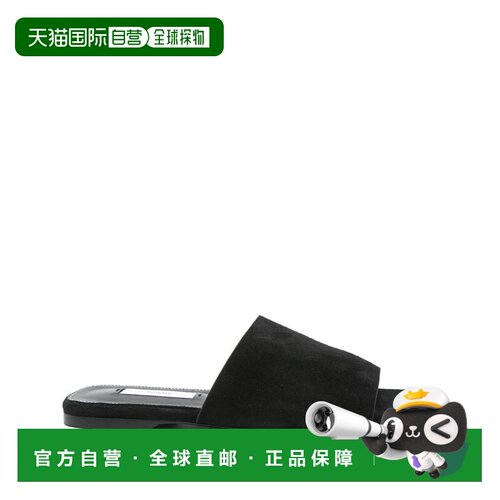 1h可退 香港直邮toteme 女士 黑色凉鞋 253WAS0244LE0004