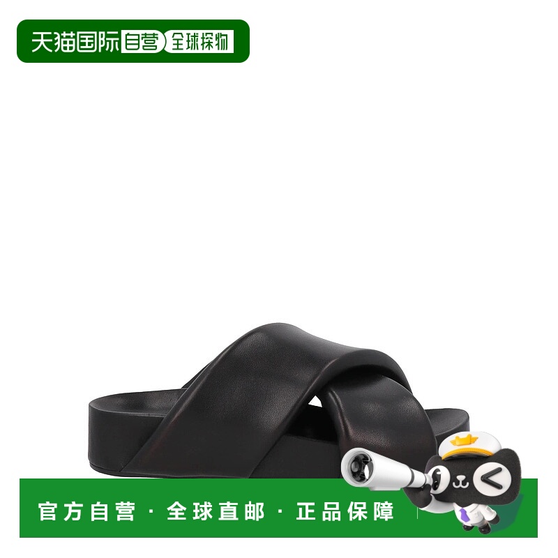 香港直邮Jil Sander 吉尔 桑达 女士 凉鞋 black黑色 舒适时尚