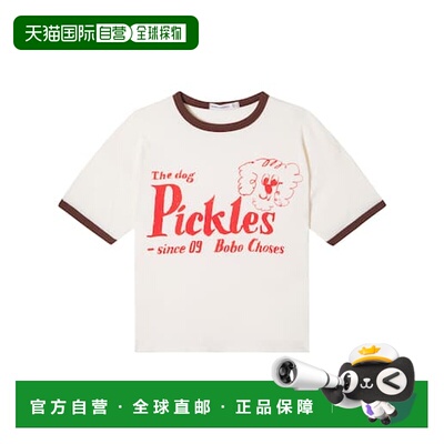 1h可退 香港直邮bobo choses 男童 Pickles 小狗棉质针织T恤童装