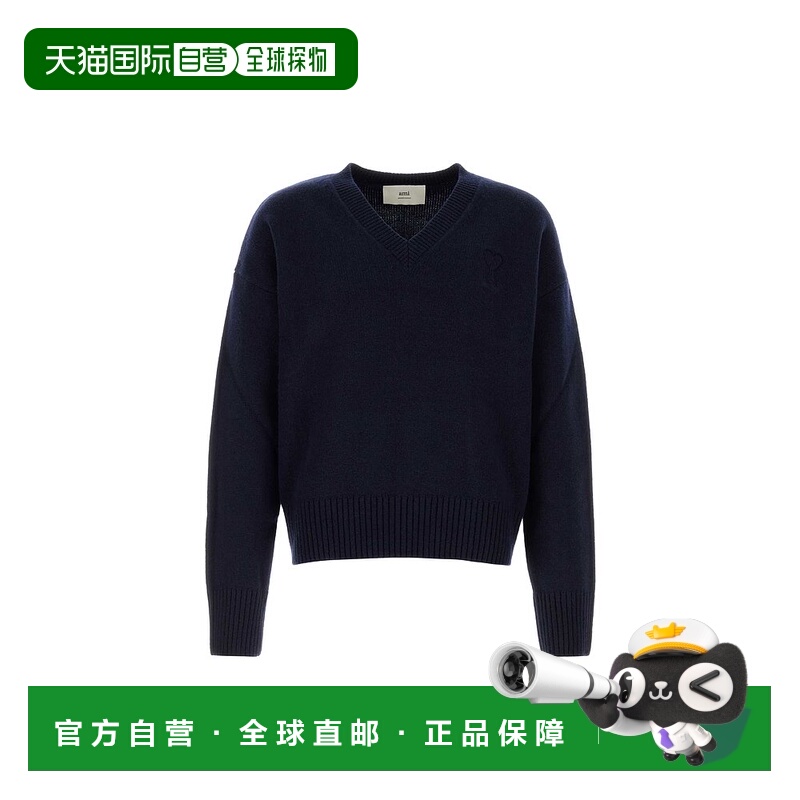 1h可退 欧洲直邮Ami Paris 女士针织毛衣UKS244KN00284011