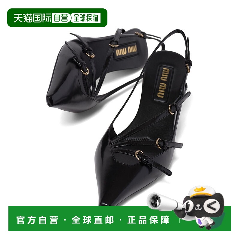 MIU MIU 女士高跟鞋 5I013EFM055069F0002缪缪时尚尖头中跟舒适