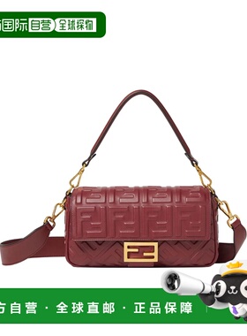 1h可退 香港直邮FENDI 女士单肩包 8BR600AT57F1CGFROSSOSCUROOVI