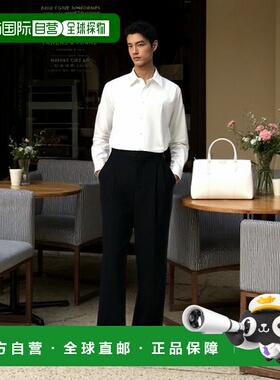 自营欧洲直邮AMI 经典白色 Ami de Coeur 棉质衬衫