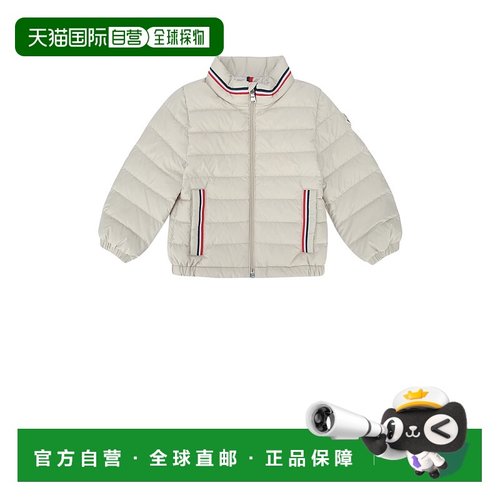 1h可退 香港直邮Moncler 盟可睐 女童 轻微污渍童装 徽标贴片拉链