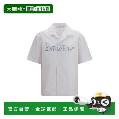 香港直邮off-white 男士 City Nature 保龄球衬衫 OMGG01QF26FAB0