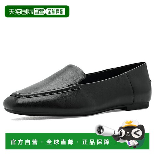 美国直邮ecco 爱步 女士 Margot 扁平头乐福鞋 black黑色 舒适时