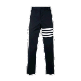 香港直邮Thom Browne Chino 海军蓝斜纹休闲裤裤子 MTU245A03788