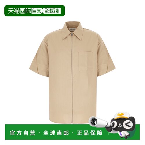 香港直邮Givenchy 纪梵希 男士 浅褐色聚酯衬衫 BM618416E90250