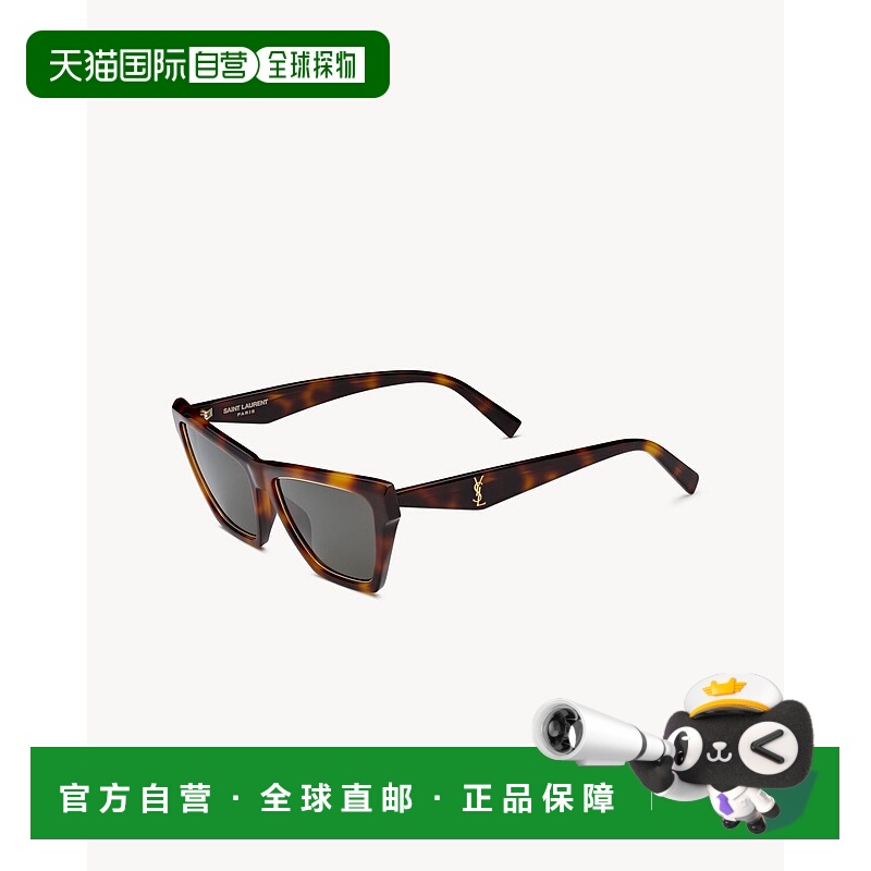 欧洲直邮YSL(圣罗兰)24新品 SL M103 轮辋玳瑁太阳镜猫眼