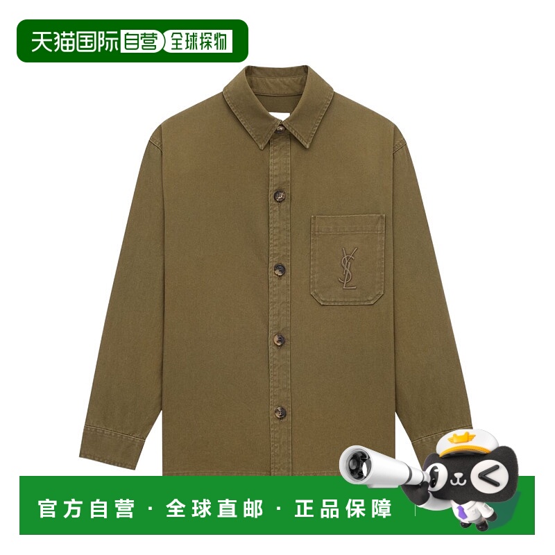 香港直邮Saint Laurent 长袖衬衫夹克 838697Y253W