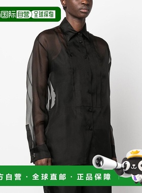 1h可退 香港直邮Prada 普拉达 女士 透明長袖襯衫 P424GS231110L