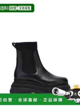 1h可退 香港直邮Sacai 女士 切尔西踝靴 SCW258 black黑色 舒适时