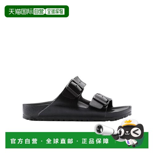 Birkenstock 黑色徽标凉拖鞋 129423Arizonablack 【付后1h可退】