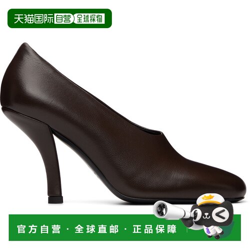 1h可退 香港直邮toteme 女士 棕色 Contour Nappa 高跟鞋 262WAS0