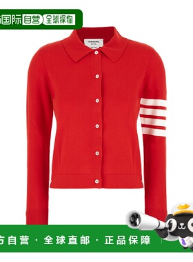 香港直邮Thom Browne 汤姆 布朗 女士 翻领长袖Polo衫 FKL003AY30