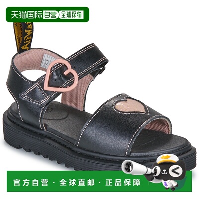 欧洲直邮Dr. martens 马丁博士 女童鞋 春夏 凉鞋 Marlowe Hearts