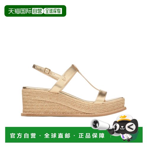 1h可退 香港直邮Jimmy Choo Theia Wedge 60 坡跟凉鞋 THEIAWEDGE