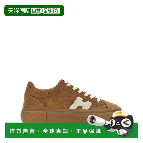 1h可退 香港直邮Hogan 女士 HOGAN CROSSWIND 绒面革运动鞋 HXW70