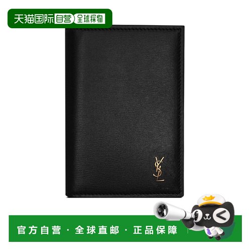 1h可退 香港直邮Saint Laurent TINY CASSANDRE徽标钱包 84795802