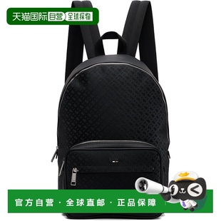 黑色 Check Faux 香港直邮BOSS 双肩包 男士 Leather 505480 波士