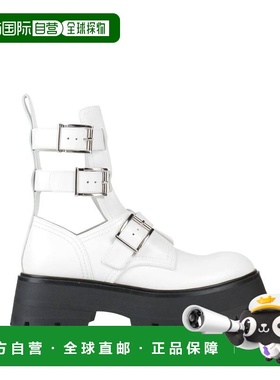 香港直邮mcqueen 亚历山大 麦昆 女士 脚踝靴 white白色 舒适时尚