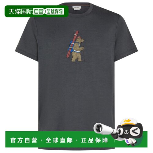 欧洲直邮ICEBREAKER 男士T恤 2167048OBSIDIAN CO【付后1h可退】