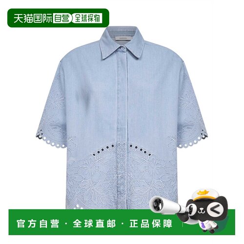 香港直邮ZIMMERMANN 女士衬衫 7214TRS263ICESTM 【付后1h可退】