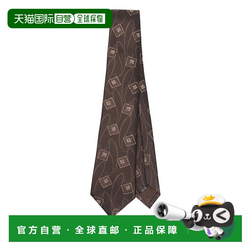 1h可退 香港直邮Armani 阿玛尼 男士 Giorgio 圖案提花領帶 GM000