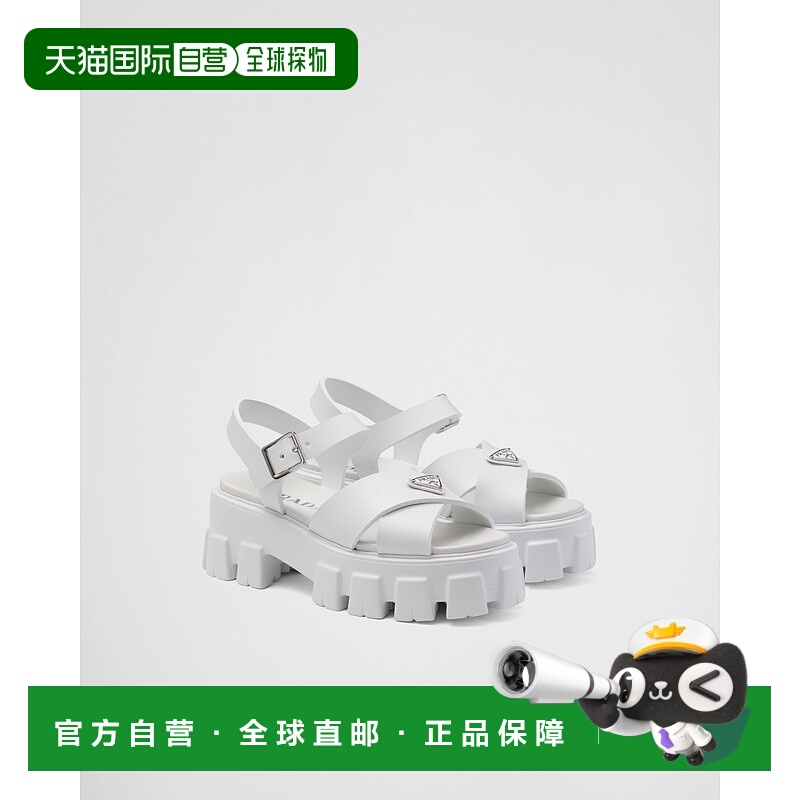 欧洲直邮PRADA (2025新品) Monolith 橡胶凉鞋运动