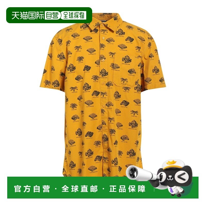 1h可退 香港直邮the north face 北面 男士 花纹衬衫 brown棕色,运动服/休闲服装,运动POLO衫,淘宝优惠券,粉丝福利购,淘宝优惠卷