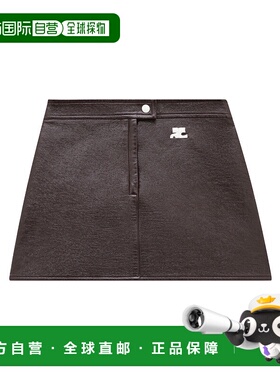 香港直邮Courreges 徽标半身裙 PERCJU001VY0014