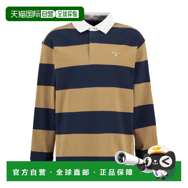 1h可退 香港直邮Barbour 男士T恤 MML1440NY58 SS2026 蓝色 长袖p