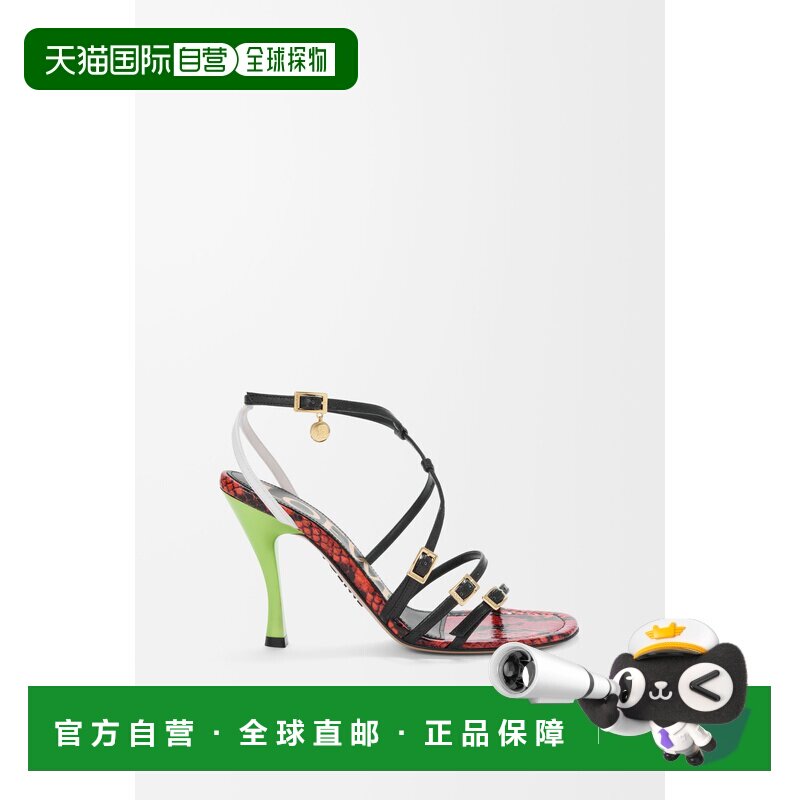 1h可退 欧洲直邮LOEWE (2025新品) New Comic 混合皮革凉鞋高跟