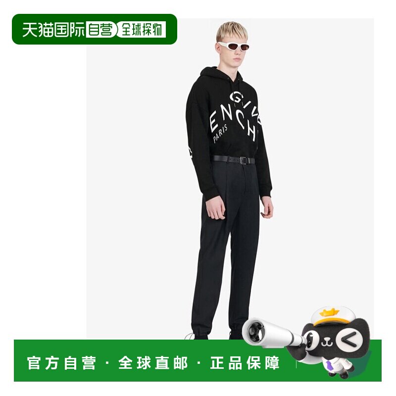香港直邮Givenchy logo图案连帽卫衣 BMJ07G30AF长袖帽衫连帽衫