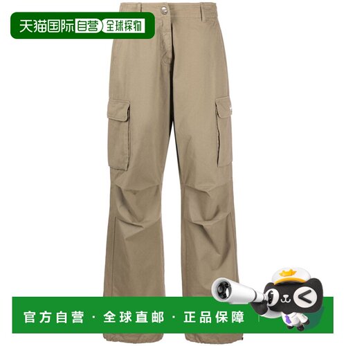 1h可退 香港直邮Coperni 女士 阔腿工装裤子 COPP40204KHAKI