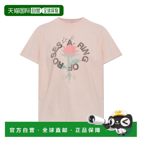 香港直邮Ganni 短袖T恤 A1050152女装