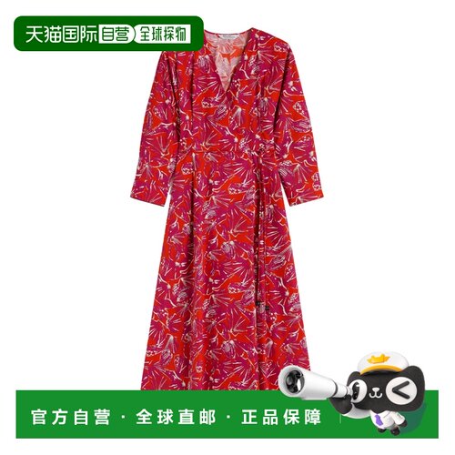香港直邮女士 V领短袖连衣裙 26SS 【付后1h可退】