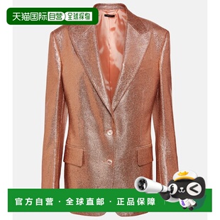 1h可退 香港直邮Tom Ford 汤姆 福特 女士 Sable 荧光西装外套 00