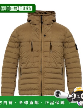 1h可退 香港直邮Stone Island 连帽羽绒夹克 L1S154100107S0183