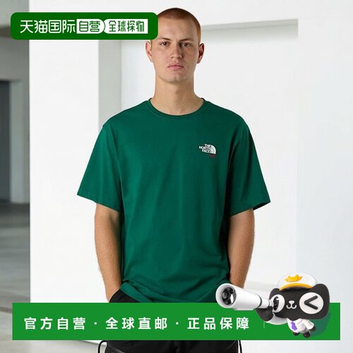自营欧洲直邮北面 Italy男女通用休闲T恤 THE NORTH FACE短袖