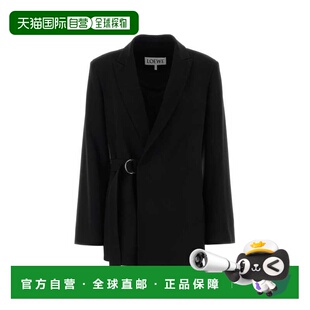 外套 香港直邮LOEWE 黑色羊毛西装 女士 S359Y03XAKBLACK 罗意威