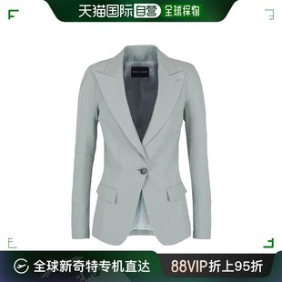 休闲西装 欧洲直邮giorgio armani 女士 亚麻西服面料