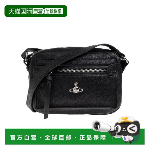 香港直邮Vivienne Westwood Hannah 拉链纹理单肩【付后1h可退】