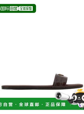 香港直邮Prada 徽标拖鞋 1XX3553LNTFD005普拉达凉鞋