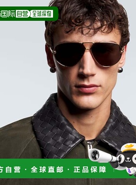 香港直邮Bottega Veneta 葆蝶家 男士 水滴飞行员太阳眼镜