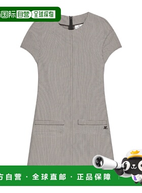 1h可退 香港直邮Courreges 短袖连衣裙 126CRO790WO0145