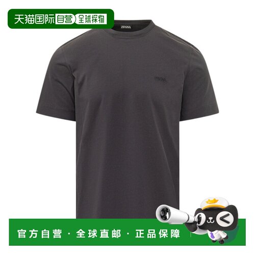 香港直邮Z ZEGNA 男士T恤 UI360A4I765B09 AW2026 灰色 短袖T恤