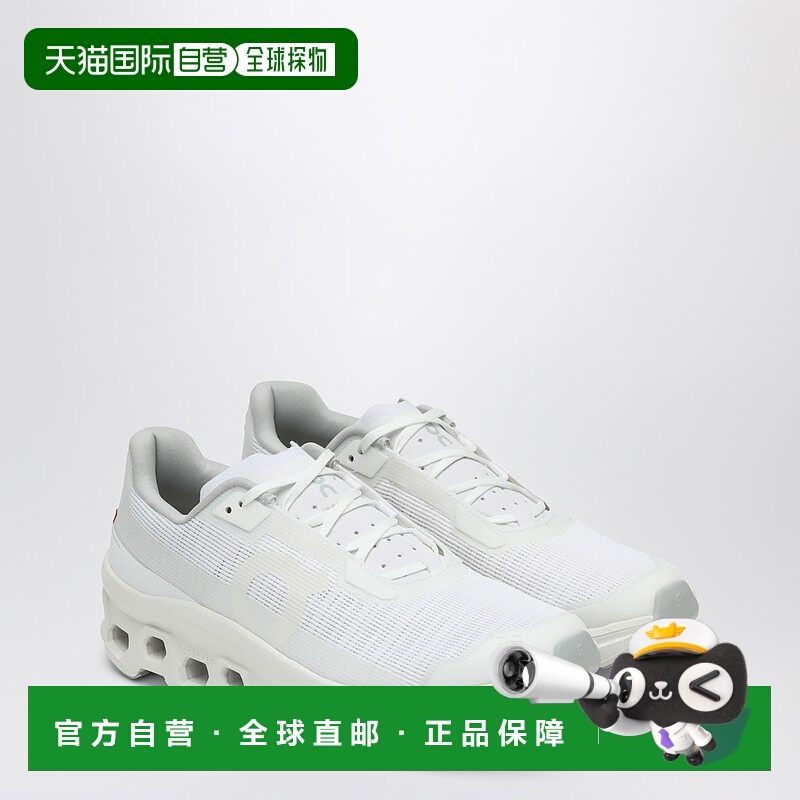 1h可退 香港直邮On 男士 Cloudmonster 白色低帮运动鞋 3MF106712