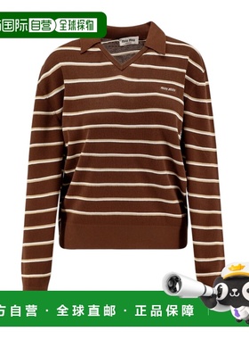 1h可退 香港直邮Miu Miu 长袖Polo衫 MML03E183MSOOO