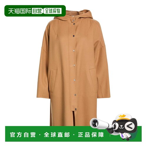 1h可退 香港直邮Herno 女士 长款夹克 brown棕色 舒适时尚